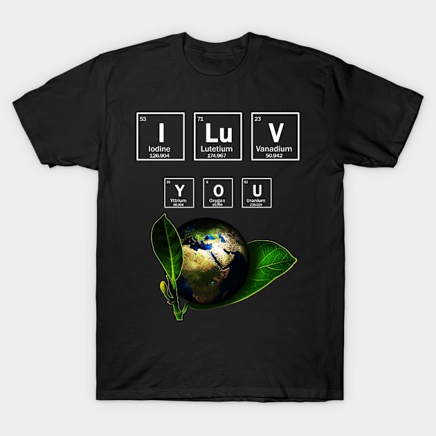 I LOVE Earth ecology T-Shirt by Context